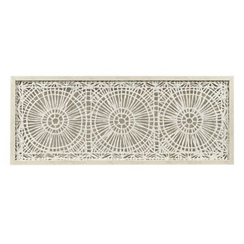 INK+IVY Henna Framed Medallion Rice Paper Shadow Box Wall Decor