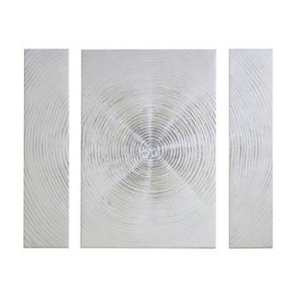 INK+IVY Silver Tone Sand Canvas 3 pc Set