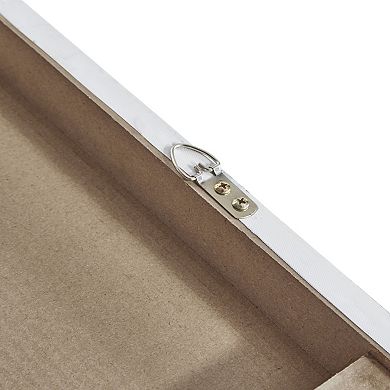 INK+IVY Silver Tone Sand Canvas 3-Piece Set