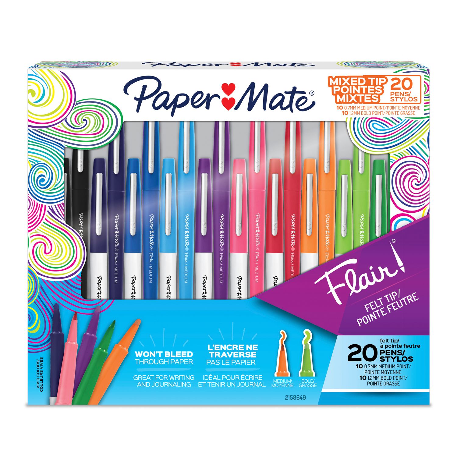 Paper Mate Special Edition InkJoy Gel Medium 0.7mm Gift Pack 28 Count, Size: 1