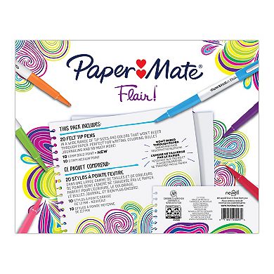 Paper Mate® 20-Count Ultimate Pack Flair Felt Tip Pen Set