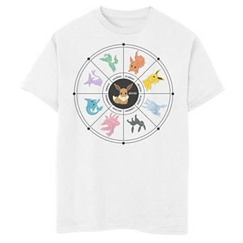 Boy's Pokemon Eevees Name's Evolutions Tee