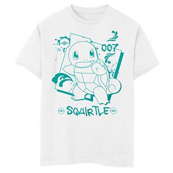 Boy's Pokemon Squirtle 007 Splash Box Tee