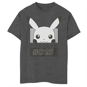 Boys 6-20 Pokemon Pikachu 025 Peek Box Tee