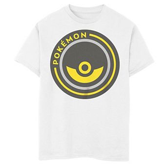 Boys 6-20 Pokemon Pokeball Circle Badge Tee