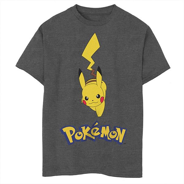 Boy's Pokemon Pikachu Run Logo Tee