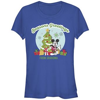 Disney's Mickey Mouse Juniors' Season's Greetings From Grandma Graphic Tee