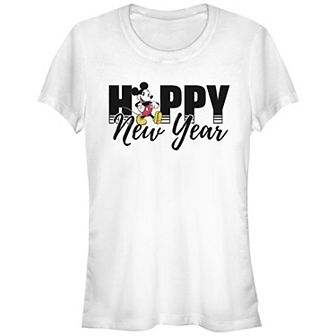 Disney's Mickey Mouse Juniors' Happy New Year Graphic Tee