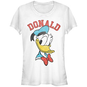 Disney's Donald Duck Juniors' Vintage Happy Face Graphic Tee