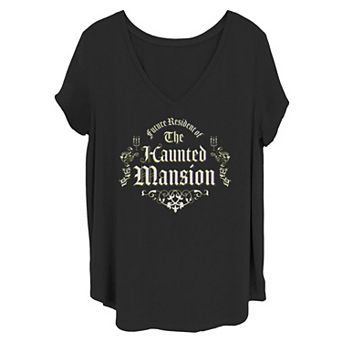 Disney's The Haunted Mansion Women's Future Resident V-Neck Tee
