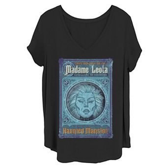 Disney's The Haunted Mansion Women's Madame Leota Poster V-Neck Tee