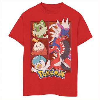 Boys 6-20 Pokemon Paldea Starters Koraidon Boxes Tee