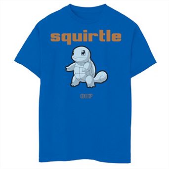 Boys 6-20 Pokemon Squirtle 007 Crew Drop Tee
