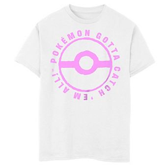 Boy's Pokemon Gotta Catch 'Em All Pokeball Badge Tee