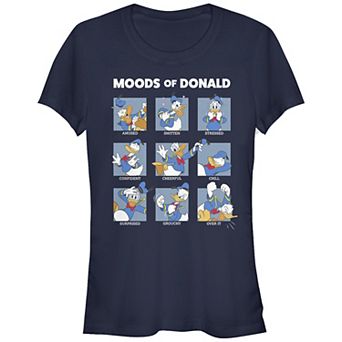 Disney's Donald Duck Juniors' Moods Grid Graphic Tee