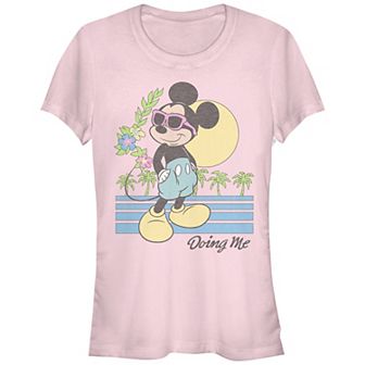 Disney's Mickey Mouse Juniors' Beach Cool Vibes Graphic Tee