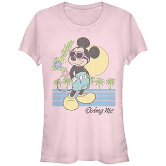 Disney's Mickey Mouse Juniors' Beach Cool Vibes Graphic Tee