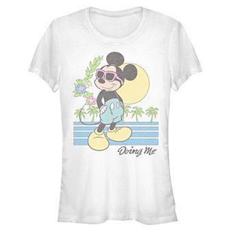 Disney's Mickey Mouse Juniors' Beach Cool Vibes Graphic Tee