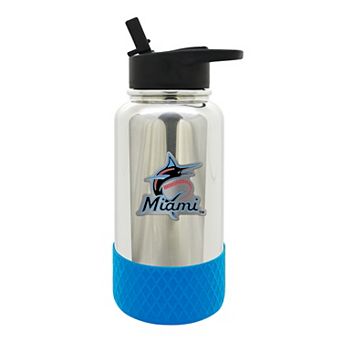Miami Marlins 32 oz. Stainless Steel Water Bottle