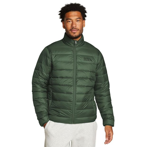 Veste Matelassée Eddie Bauer Homme – Vert – Taille L – Polyester Nylon – Extérieur