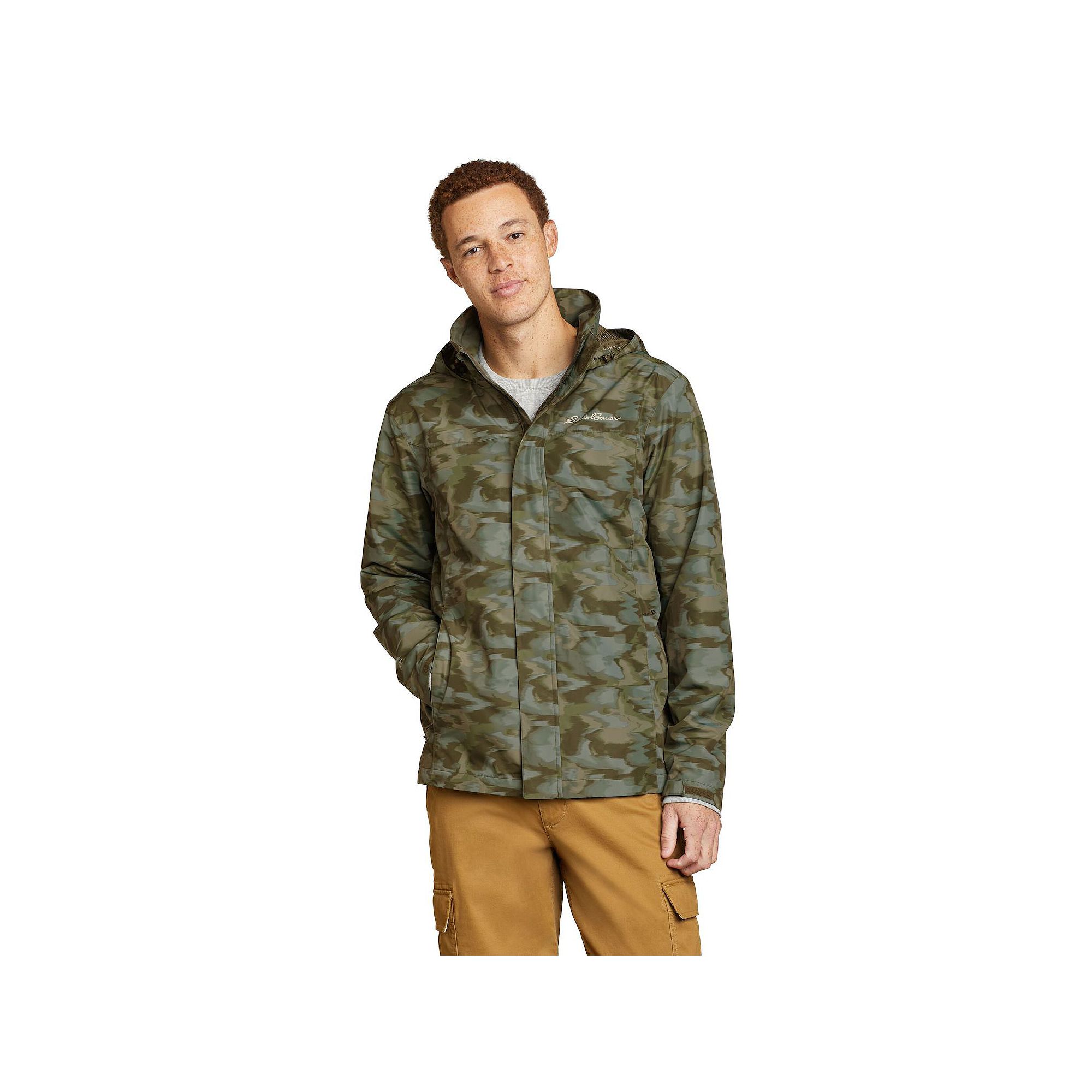 Big & Tall Eddie Bauer Rainfoil Jacket, Mens, Size: Medium Tall, Loden
