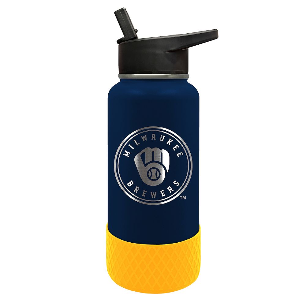 Milwaukee Brewers Water Bottle Twenty Oz Morgan Stainless