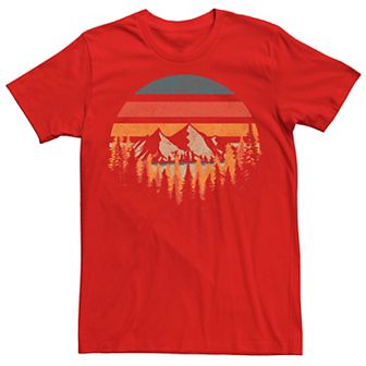 Men's Deeply Wild Forest Mountains Graphic Tee