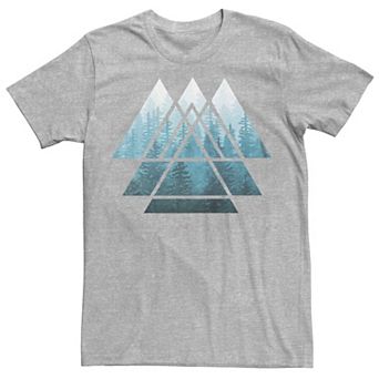Men's Sacred Geometry Misty Forest Graphic Tee