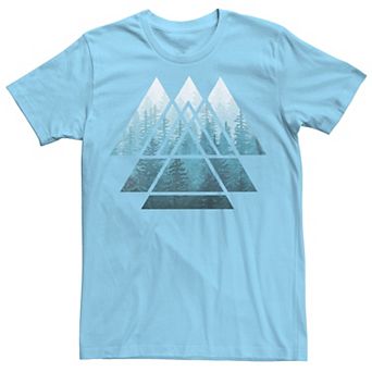 Men's Sacred Geometry Misty Forest Graphic Tee