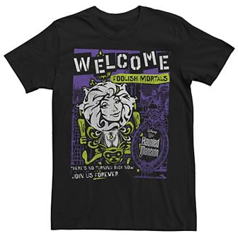 Men's The Haunted Mansion Welcome Foolish Mortals Graphic Tee