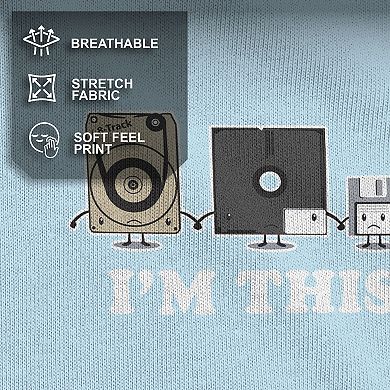 Men's I'm This Old Retro Line Up Graphic Tee