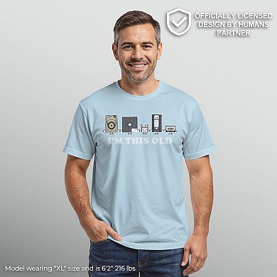 Men's I'm This Old Retro Line Up Graphic Tee
