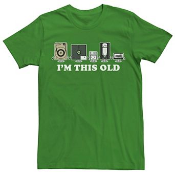 Men's I'm This Old Retro Line Up Graphic Tee