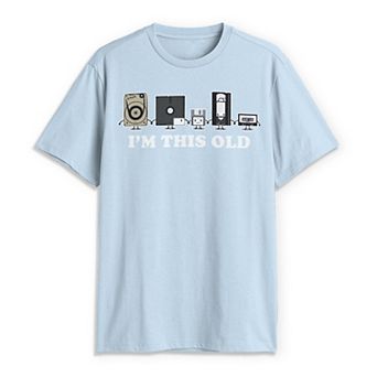 Men's I'm This Old Retro Line Up Graphic Tee
