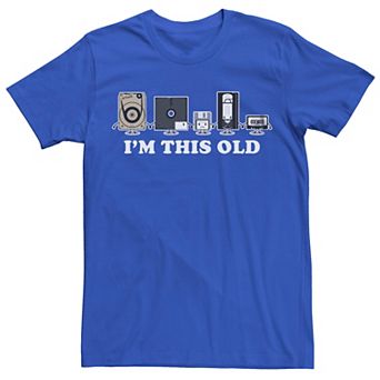 Men's I'm This Old Retro Line Up Graphic Tee