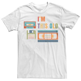 Men's I'm This Old Retro Data Storage Graphic Tee
