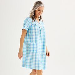 Petite Lands' End Cotton Terry Long Spa Bath Robe