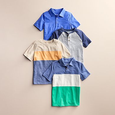 Boys 4-12 Jumping Beans® Textured Colorblock Tee