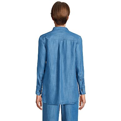 Women's Lands' End Heritage Long Sleeve Shirt
