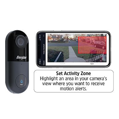 Energizer Smart Wi-Fi Video Doorbell Camera 