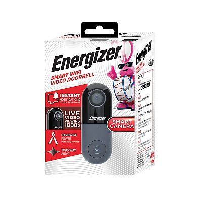 Energizer Smart Wi-Fi Video Doorbell Camera 