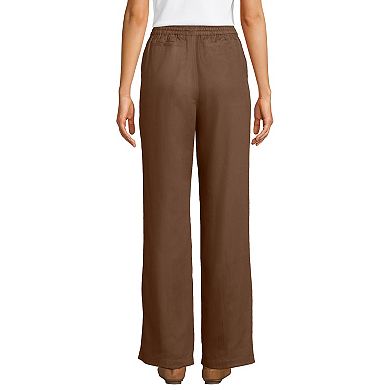 Women's Lands' End Tencel High-Rise Wide Leg Pants