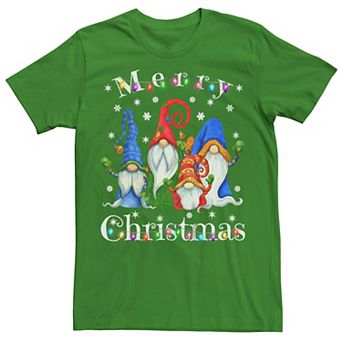 Men's Christmas Merry Gnomes Pajamas Graphic Tee