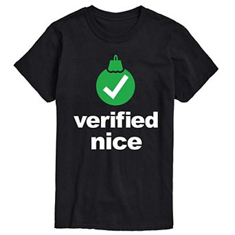 Big & Tall Verified Nice Graphic Tee