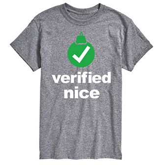 Big & Tall Verified Nice Graphic Tee