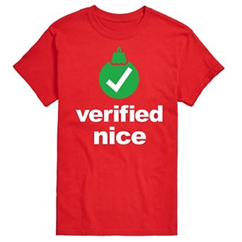 Big & Tall Verified Nice Graphic Tee