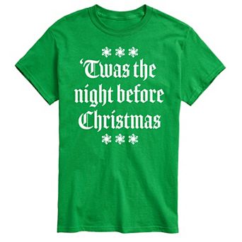Big & Tall T'was The Night Before Christmas Graphic Tee