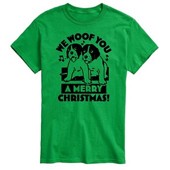 Big & Tall We Woof You Merry Christmas Graphic Tee