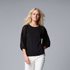 Kohls vera wang petite tops online