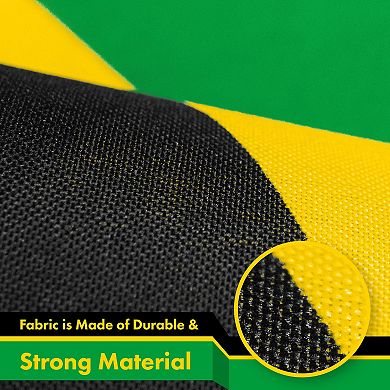 G128 Jamaica 150D Printed Polyester Flag